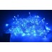 Гирлянда светодиодная яркая 400LED 20 метров UTL прозрачный провод 8 режимов Синий
