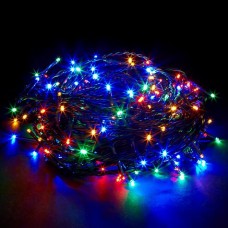 Гирлянда светодиодная 300LED 15 метров UTL черный провод 8 режимов Мульти