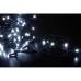 Гирлянда светодиодная яркая 100LED 8 метров UTL черный провод 8 режимов Белый