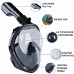 Маска для снорклинга Seagard Easybreath-II полнолицевая с креплением для экшн камеры размер L/XL Черная