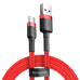 Кабель USB/Type-C 1 м Baseus Cafule 3 А червоний (RZN-23106811)
