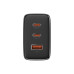 Зарядний блок живлення 2хType-C+USB Baseus Cube Pro Fast 65 W 5 V 3 A чорний (RZN-23105728)