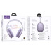 Навушники бездротові накладні HOCO W65 Plus Happy Bluetooth фіолетовий (RZN-23106417)