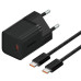 Зарядний пристрій з кабелем Type-C/Type-C 1 м Baseus GaN5 Mini 1C 30 W 3 A чорний (RZN-23103879)