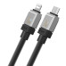 Кабель Type-C/Apple Lightning 2 м Baseus CoolPlay 20 Вт чорний (RZN-23104840)