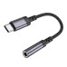 Перехідник Type-C M/3.5 мм AUX F 15 см BOROFONE BV24 Graceful сріблястий (RZN-23103889)