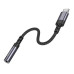 Перехідник Type-C M/3.5 мм AUX F 15 см BOROFONE BV24 Graceful сріблястий (RZN-23103889)