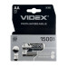 Акумулятор пальчиковий АА VIDEX R6 1500 mAh нікель-металогідридний (RZN-23105457)
