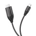 Відеокабель Type-C/HDMI 2 м Hoco UA16 сірий (RZN-23106782)
