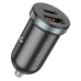 Автомобільний зарядний пристрій USB+Type-C BOROFONE BZ22 Scenery 30 W чорний (RZN-23106793)