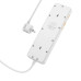 Мережевий фільтр-подовжувач 5 розеток HOCO AC13A 3хUSB/Type C 10 А 1.5 м білий (RZN-23104231)