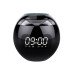 Колонка портативна з годинником Kimiso KMS-K12 Bluetooth LED чорний (RZN-23096495)