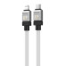 Кабель Type-C/Apple Lightning 2 м Baseus CoolPlay 20 Вт білий (RZN-23104842)