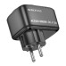 Мережевий фільтр 1 розетка BOROFONE BAC14 Wide 2хUSB/Type C 3 А чорний (RZN-23104507)