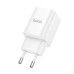 Зарядний блок живлення USB+Type-C HOCO C149A Charm 30 W 12 V 2.5 A білий (RZN-23105877)