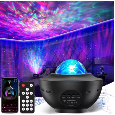 Проектор звездного неба Галактика с пультом и колонкой Bluetooth AND 991 Звездный проектор-ночник