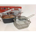 Сковородка-фритюрниця квадратная с крышкой TOP KITCHEN BN-8001 TRG-190811