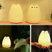 Силиконовый детский ночник Котик Little Cat Silicone Led 7-цветной RGB режим с аккумулятором и USB зарядкой Белый (LJC-124-AV)