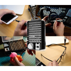 Набор отверток для ремонта мобильных телефонов и планшетов в боксе 115в1