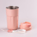 Термокружка з нержавіючої сталі 450 мл Рожевий HP153P (LG-1922138856) Термокружка з нержавіючої сталі 450 мл Рожевий HP153P (LG-1922138856)