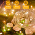 Гірлянда Кінський хвіст 2 м 10 ліній на 200 led лампочок на мідному дроті від мережі Жовта 1733012Y (LG-1733012Y)