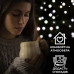 Гірлянда нитка 22 м на 218 LED лампочок світлодіодна чорний провід 8 режимів работи Білий M500LEDW (LG-1960132655)