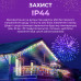 Гірлянда вулична світлодіодна 90 LED 3 метри білий дріт бахрома 18 ниток 3МWML (LG-1960964375)