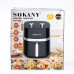 Аерогриль-фрітюрниця SOKANY 6.5 літрів 1500 Вт, чорна SK10024 (LG-2114460277) Аерогриль-фрітюрниця SOKANY 6.5 літрів 1500 Вт, чорна SK10024 (LG-2114460277)