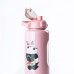 Набір пляшок 3 в 1 Панда з поїлкою і ручкою 0.3 (л) 0.7 (л) 2 (л) рожевий HPZSB120014P (LG-2074037810)