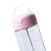 Пляшка-шейкером для води 380 мл з ручкою Рожевий HPLN011 (LG-2094668340)