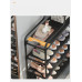 Стеллаж для обуви Shoe rack BLACK Полка для обуви-08-02, Металл, 60х18.5х78.5 см(SRB615-AV)
