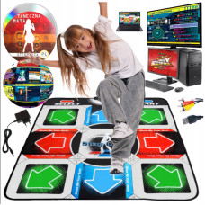 Танцевальный коврик usb для ПК компьютера PC Dance mat  Dance Pad улучшенный с CD(PC30308-AV)