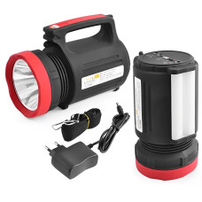 Мощный фонарь-прожектор переносной LED Yajia YJ-2886 Black ручной(YJ2886-AV)