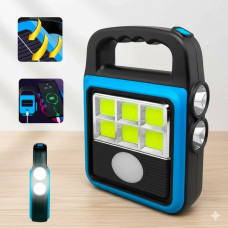 Фонарь прожектор USB с солнечной панелью и повербанком Solar LED light HS-8020 60 Вт водозащита IP65