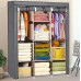 Складной каркасный тканевый шкаф Storage Wardrobe 88130, шкаф на три секции 130*45*175(Storage88130-AV)