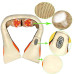 Роликовый массажер для всего тела Massager of Neck Kneading с инфракрасным подогревом для дома и авто (6929830-AV)