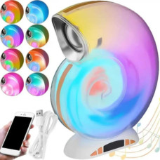 Беспроводная мини умная смарт колонка 4 в 1 с блютуз Сonch Music Light, 256 режимов освещения(LIGHT256-AV)
