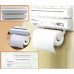 Кухонный тройной держатель Triple Paper Dispenser 3 в 1 для бумажных полотенец пищевой пленки и фольги(Disp5-AV)