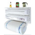 Кухонный тройной держатель Triple Paper Dispenser 3 в 1 для бумажных полотенец пищевой пленки и фольги(Disp5-AV)