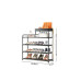 Стеллаж для обуви Shoe rack BLACK Полка для обуви-08-02, Металл, 60х18.5х78.5 см(SRB615-AV)