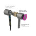 Профессиональный фен Fashion hair dryer QUICK-Drying для волос 2000 Вт 3 режима (QUI200-AV)