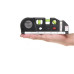 Лазерный уровень 4 в 1 level meter c рулеткой и линейкой встроенный, нивелир (LevelMeter-AV)