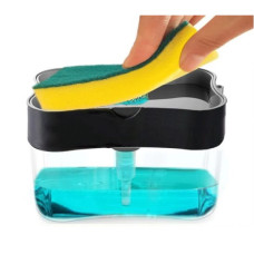 Органайзер для кухни Soap Pump Sponge Caddy моющих средств, мочалок, губок, нажимной диспенсер для жидкого мыла (702081722-AV)