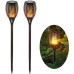 Уличный фонарь с эффектом пламени 52 см Solar flame led light sensor activated, солнечная панель 800мАч (LED525-AV)
