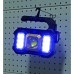 Аккумуляторный фонарик с солнечной панелью TORCH KJ-208T, Power Bank, 6 режимов работы, дальность света 300 м, зарядка через USB и солнечную панель (KJ208T-AV)