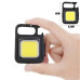 Мощный фонарик-брелок LED COB с магнитом и карабином, аккумулятор 500 mAh (LED233-AV)