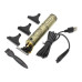 Аккумуляторная машинка для стрижки волос, бороды, усов VGR Pro V-085mi USB Профессиональная окантовочная Gold
