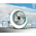 Вентилятор электрический USB 3-скоростной с цветной подсветкой 180°(FAN180-AV)