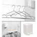 Сушилка для вещей Japanese clothesline, Белая автоматическая бельевая веревка - настенная сушилка 4.2 м(NNJAP42-AV)