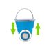 Ведро 10 литров туристическое складное SmartUS Collapsible Bucket(COLB10-AV)